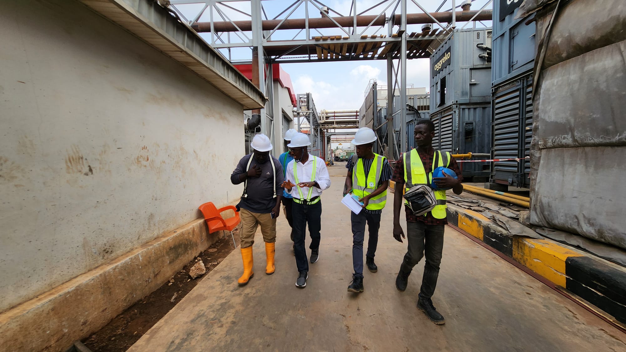 Industrial facility, Lagos periphery